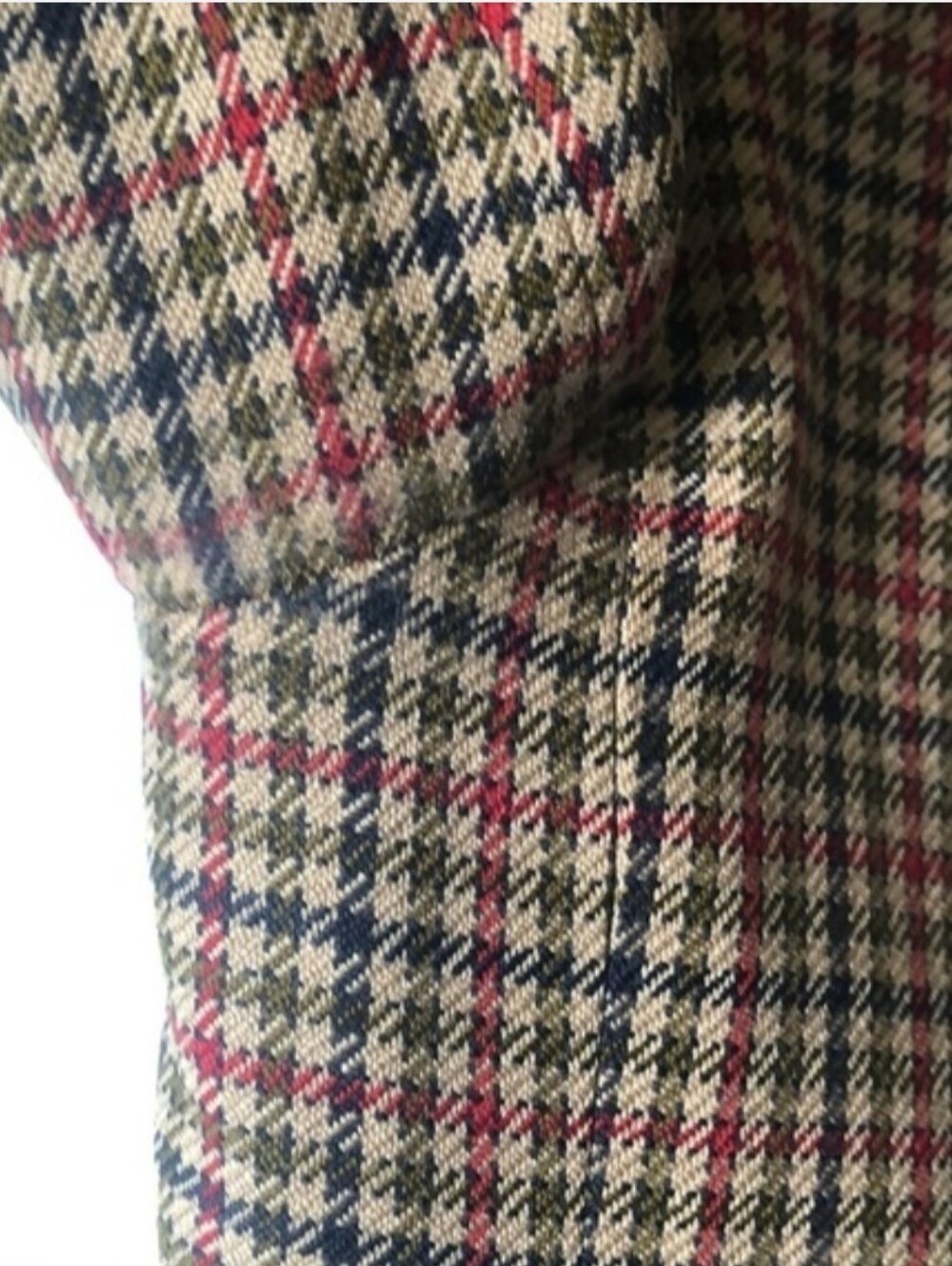 Vintage oversized wool houndstooth blazer - Picture 7 of 9